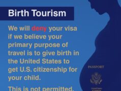U.S to deny visa to pregnant people travelling to give birth so their children can become American citizens U.S to deny visa to pregnant people travelling to give birth